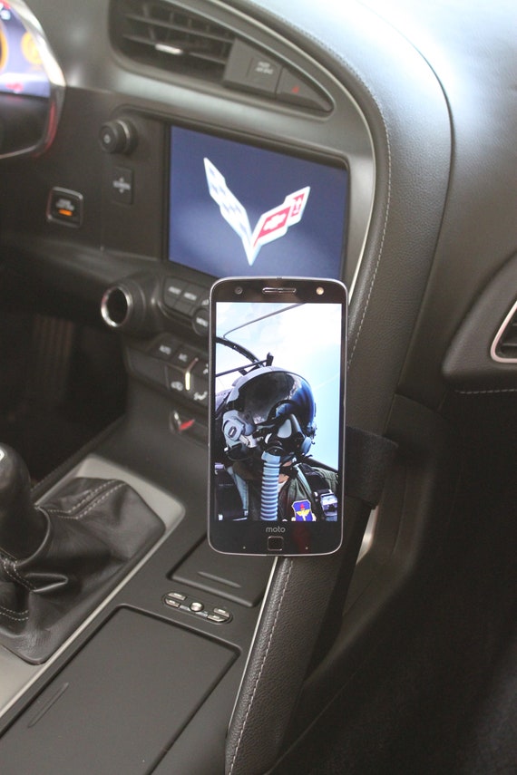 Direct Fit Phone Mount for Chevrolet Corvette 2014-19 Magnetic Direct Fit Phone Mount for Chevrolet Corvette 2014-19 Magnetic
