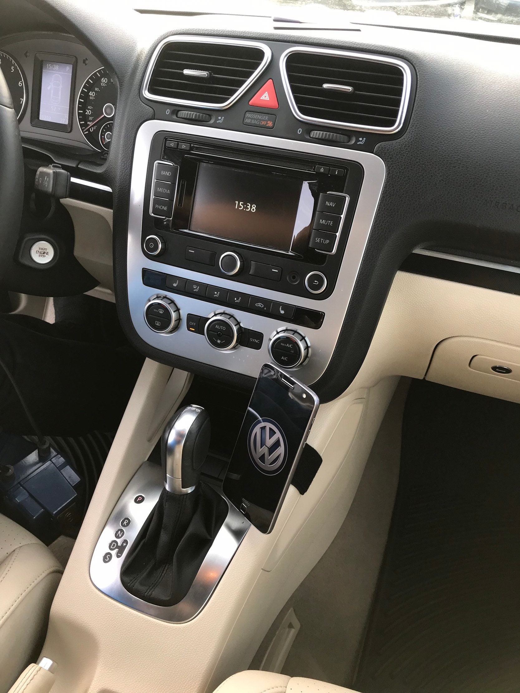 VW Volkswagen Eos Cell Phone Mount holder / Bracket 