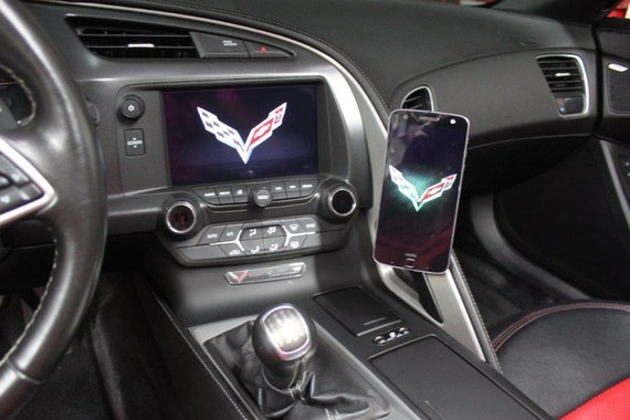 Direct Fit Phone Mount for Chevrolet Corvette 2014-19 Magnetic Direct Fit Phone Mount for Chevrolet Corvette 2014-19 Magnetic