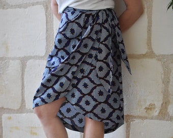 wrap skirt, wax skirt, capsule skirt, women's clothing skirt, high waisted skirt, summer skirt, women's clothing skirt