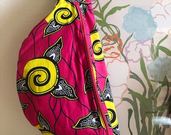 Banana bag, accessories, wax bag, shoulder bag, tote bag, unisex banana bag, handbag