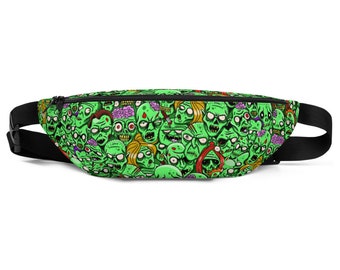 Green Zombies Fanny Pack