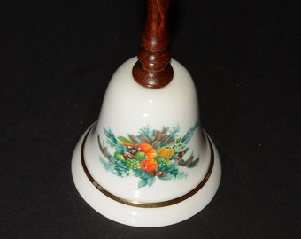 White vintage Bell AVON 1985 Collectible Avon Fine Piece Vintage Avon Collectible Christmas Bell 1985 Made in West-Germany