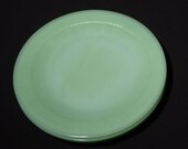 Set of 4,FIRE KING, Jadeite, Jadite, Jane Ray, Dinner Plate, 9 quot , Collectible Fire King, Vintage Fire King, Anchor Hocking, milk glass, plate