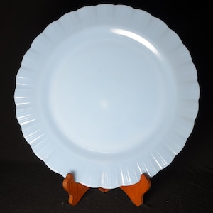 PYREX Delphite Blue platter serving plate plate tray 12 inches vintage 1930s Rare Collectible Canadian Blue Delphite Cremax Thanksgiving