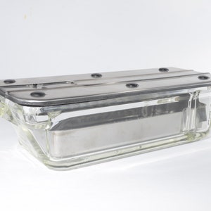 PYREX Clear Glass 1940s B-P Cold Tray -