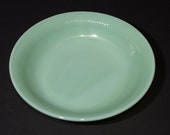 FIRE KING, Jadeite, Jadite, Jane Ray, Bowl, 7 5 8, soup plate, deep plate, Collectible Fire King,Vintage,Anchor Hocking,milk glass