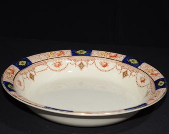 Antique Hampton Royal Staffordshire Pottery Wilkinson Bone China soup bowl bowl 8" Vintage dinnerware rare porcelain 1920s 8 inches ot