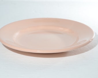 Grindley Peach petal dessert plate 6-3/4" restaurant ironstone vintage made in England dinnerware pink Staffordshire petalware