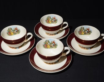 Vintage Sebring Co Serenade Dinner Plate 22k Gold Etsy