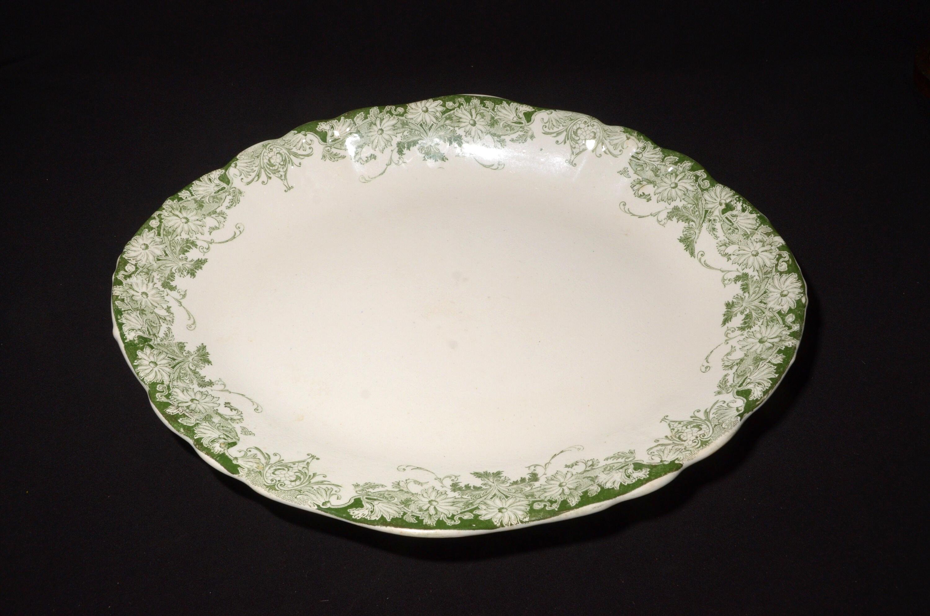 Antique Samuel Ford & Co Burslem Large Serving Platter