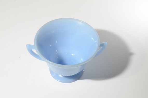 PYREX デルファイト ブルー シュガーボウル 新品 ヴィンテージ 1930