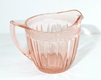 Jeannette Glass ADAM ピンク ディプレッション グラス