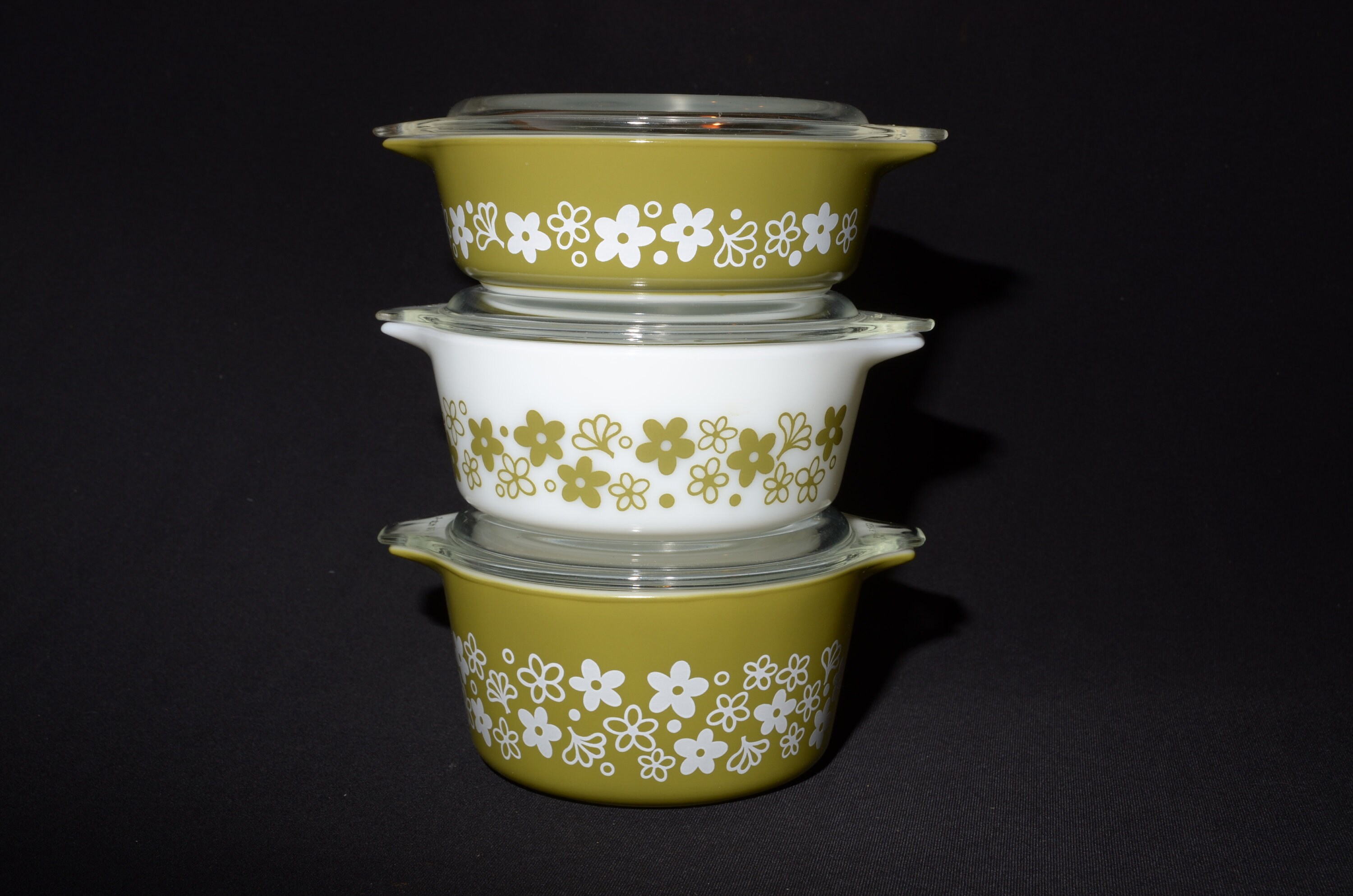 米軍 実物 OLD PYREX デザートプレート① 米軍 実物 OLD PYREX デザートプレート①