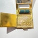 France Green Powder Compact With Case Mirror and Mini Lipstick Vanity ...