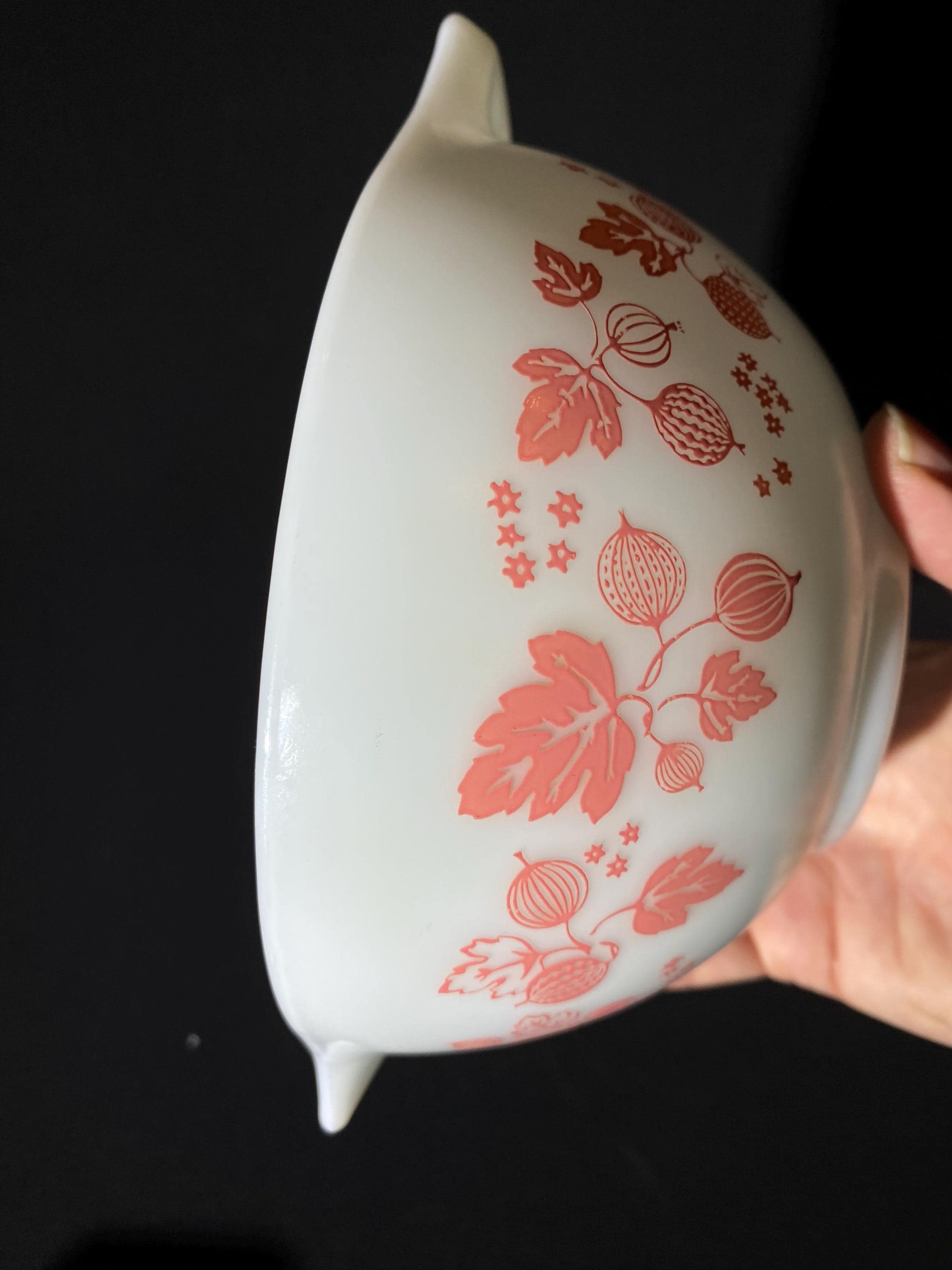 PYREX Gooseberry Set of 4 Cinderella Pink Nesting Bowls 441 to 444