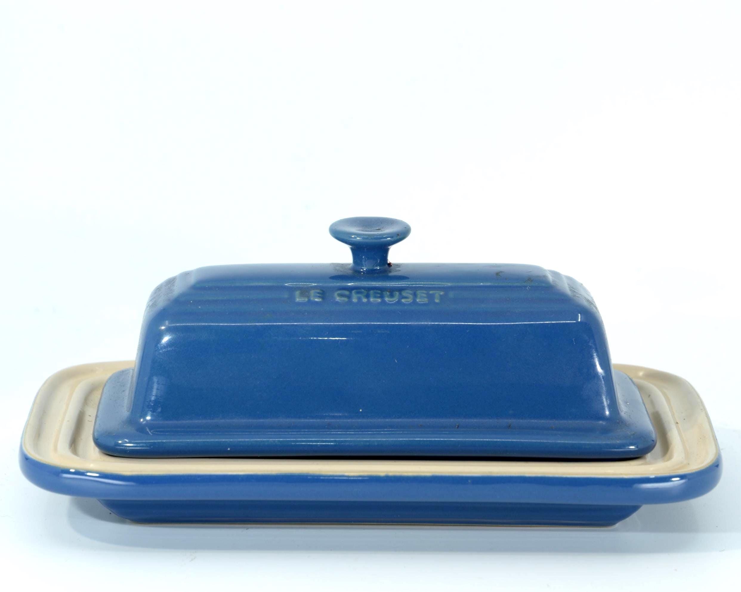 Vintage Le Creuset Butter Dish - Etsy