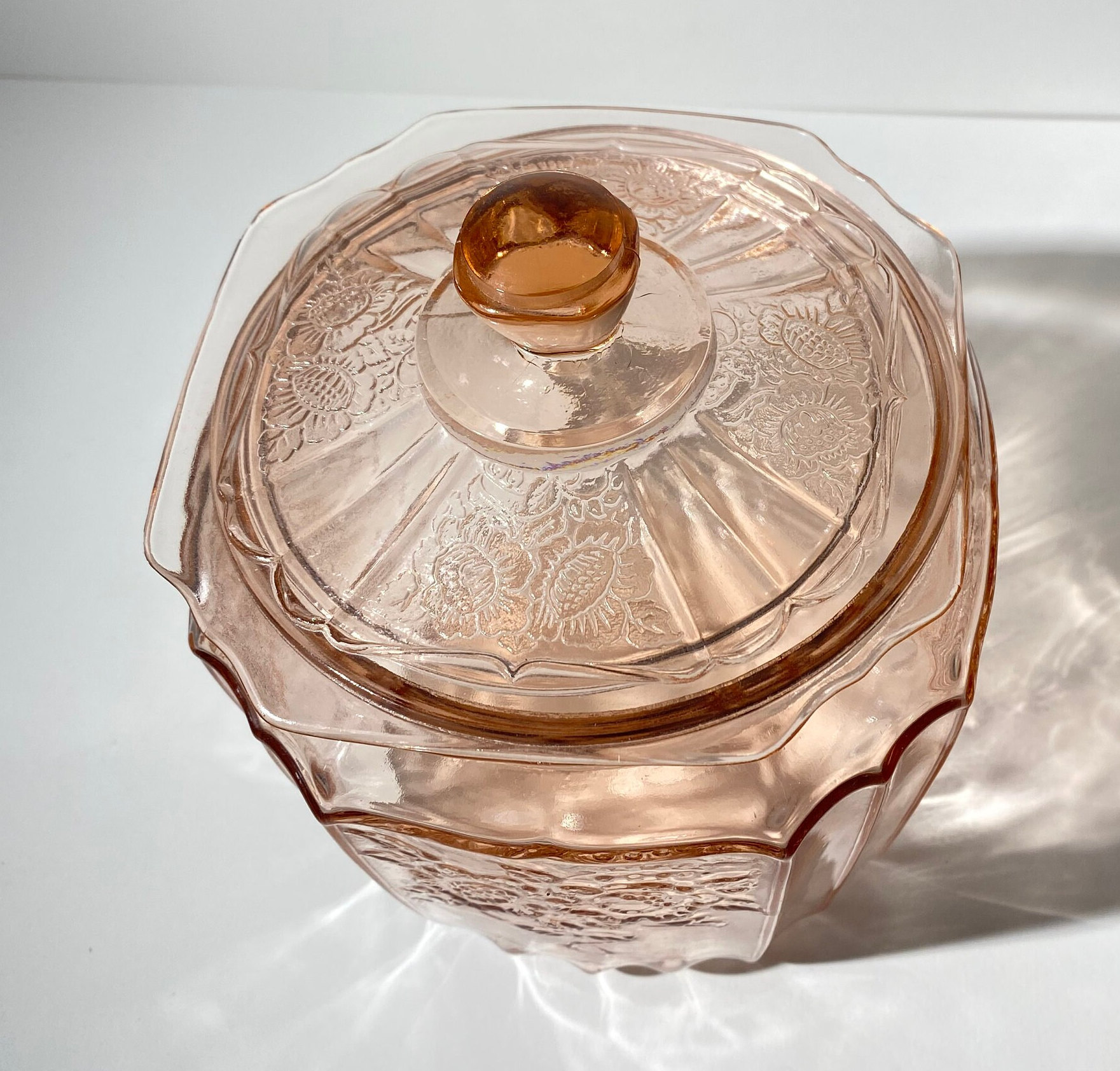 Mayfair Candy Jar  Sterling Cut Glass