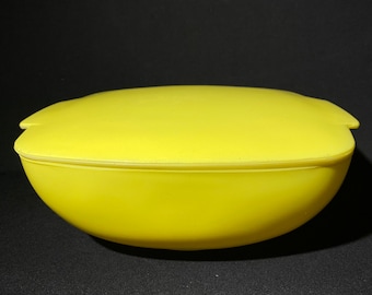 パイレックス ホステス ラージ イエロー ミキシングボウル 蓋付き 1950