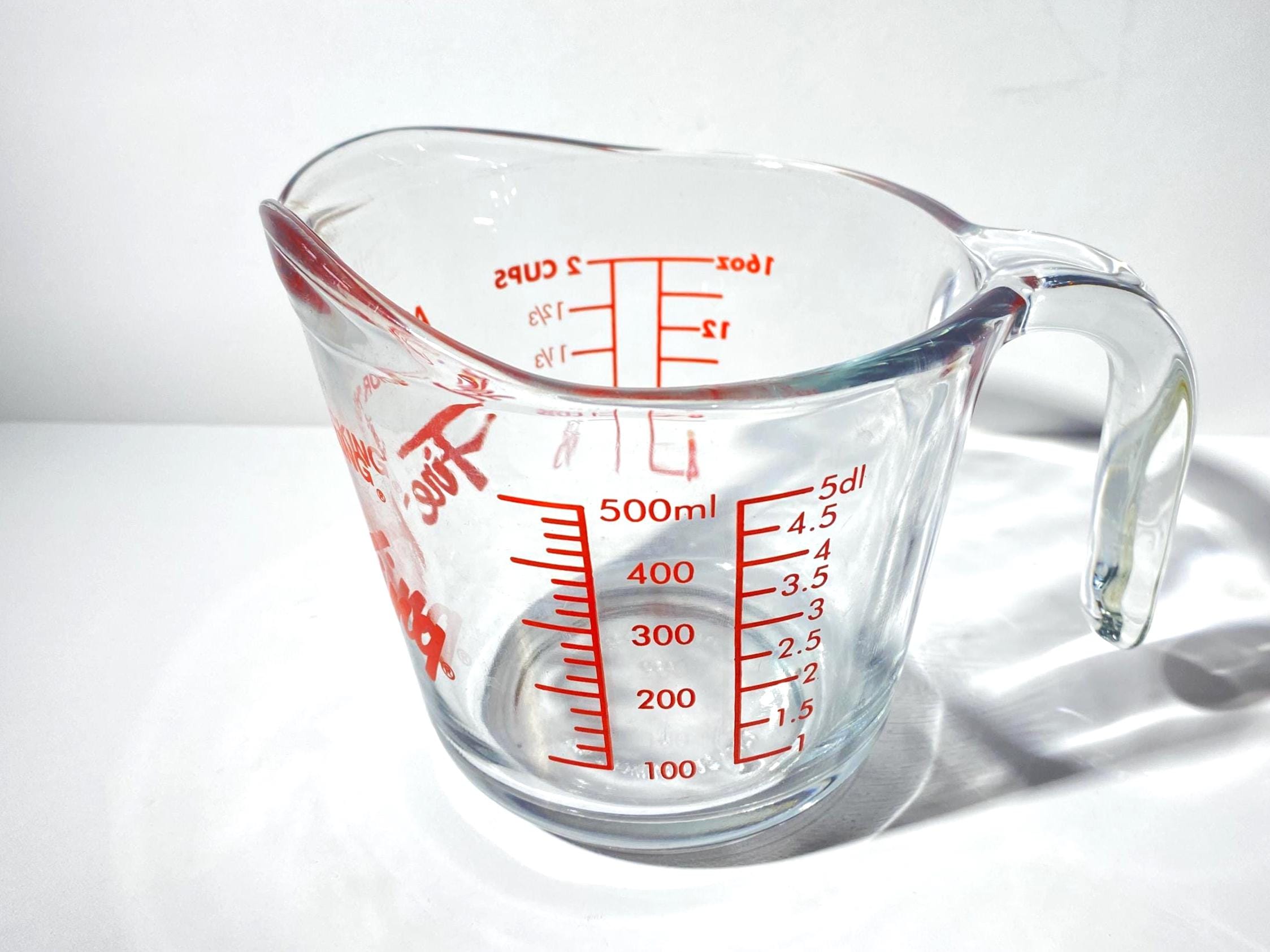 超貴重！新品未使用✳︎Pyrex✳︎ガラス製✳︎計量カップ2L(8cups) Vintage pyrex measuring cup - Etsy 日本
