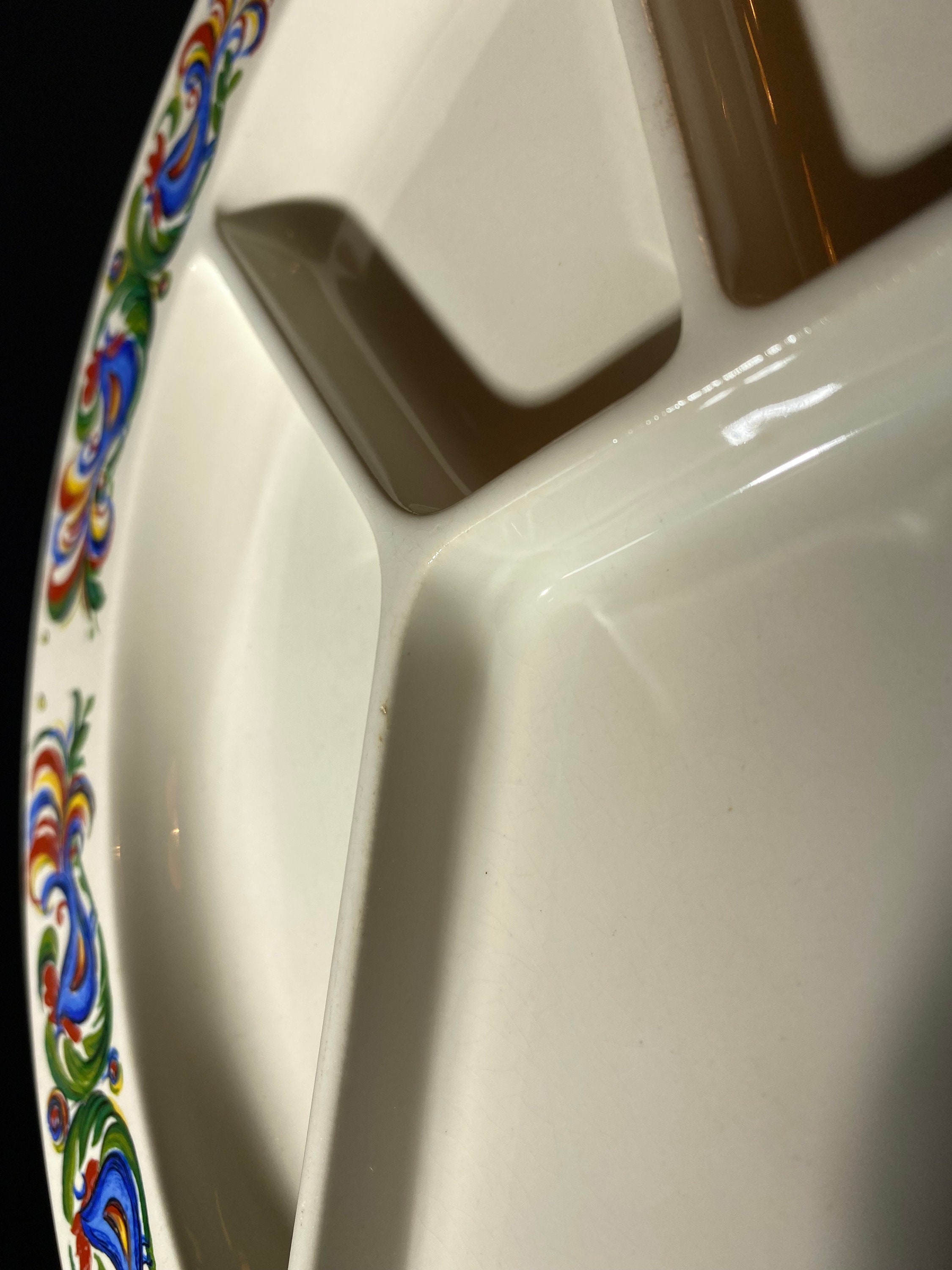 ビレロイ＆ボッホ 分割グリルプレート 10.25インチ ヴィンテージ