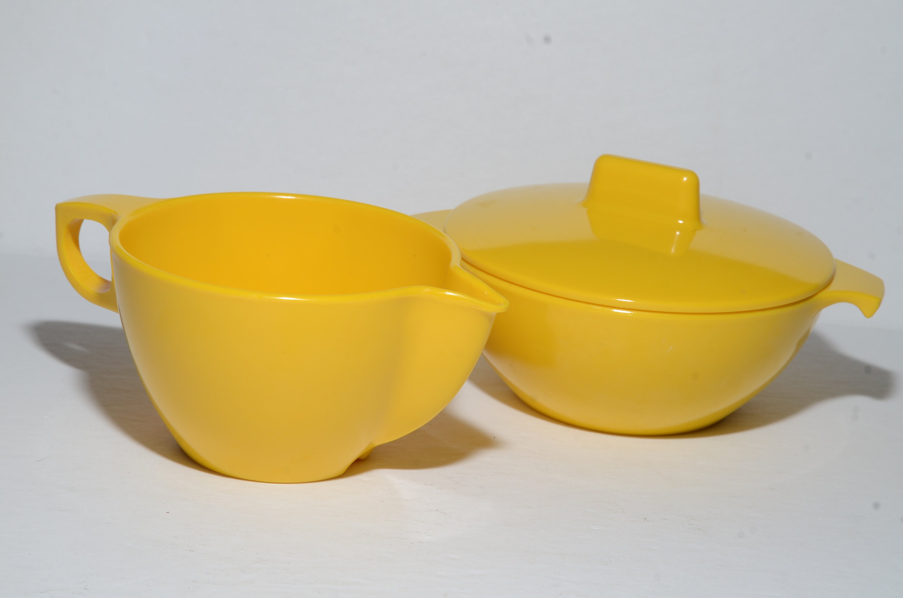Vintage MELMAC Yellow Creamer Sugar Bowl Lid by GPL Dinnerware Etsy