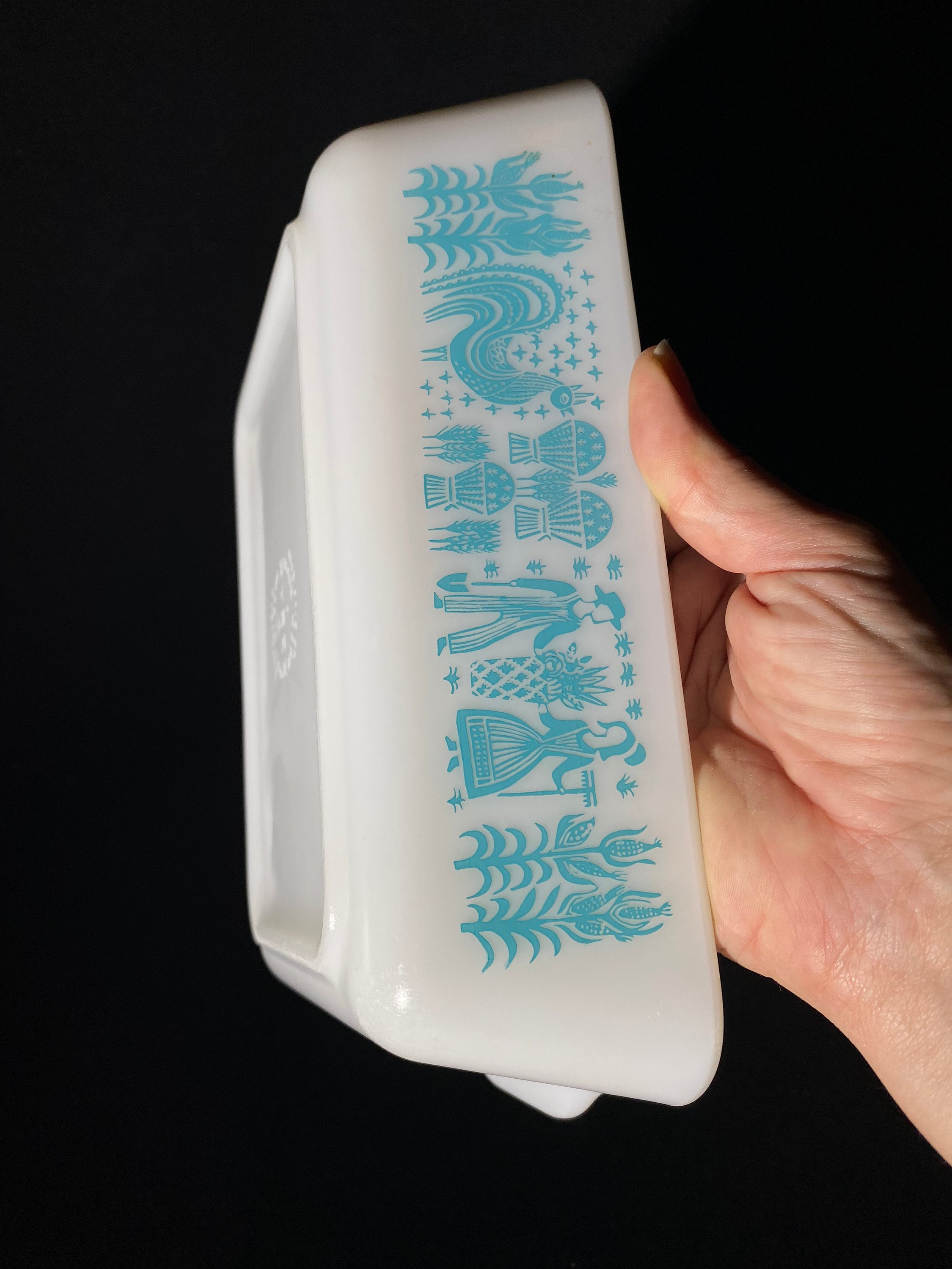 PYREX アーミッシュ バタープリント フルセット 冷蔵庫 蓋付き