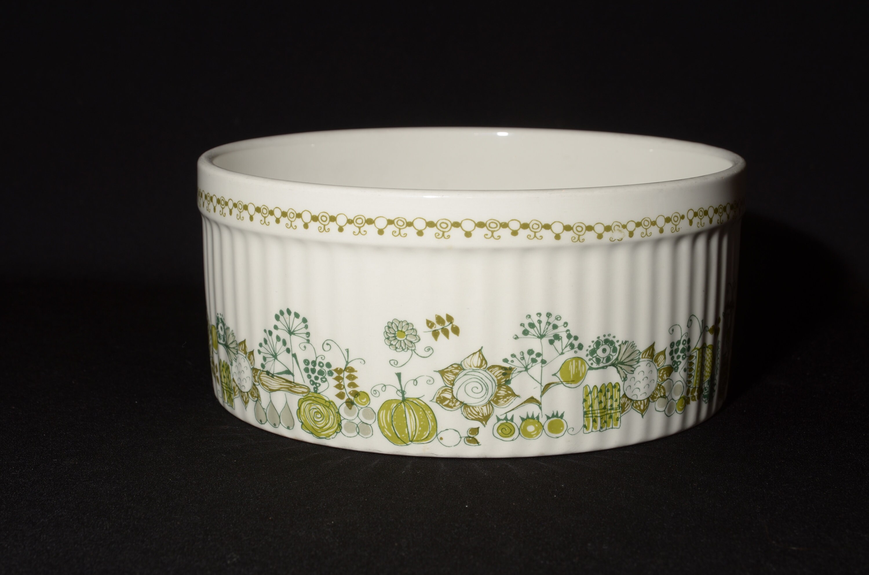 Norway Figgjo Green Market Large Baking Dish Casserole Serving