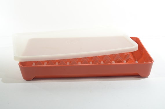 Vintage TUPPERWARE 1292 Meat Keeper Marinade Tenderize Paprika