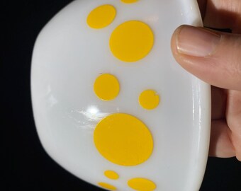 HAZEL ATLAS ドット ミキシングボウルセット 全4個 オレンジ