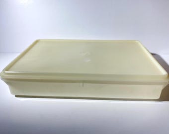 ビンテージ タッパーウェア 290 大型長方形透明容器 保存容器 スナック