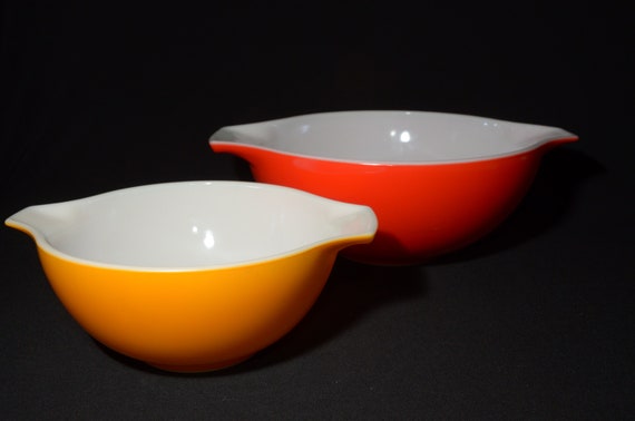 プリンセス　ペタルボウル　2個 PYREX FRIENDSHIP Cinderella Bowl Set Nesting Bowls Vintage 1970s