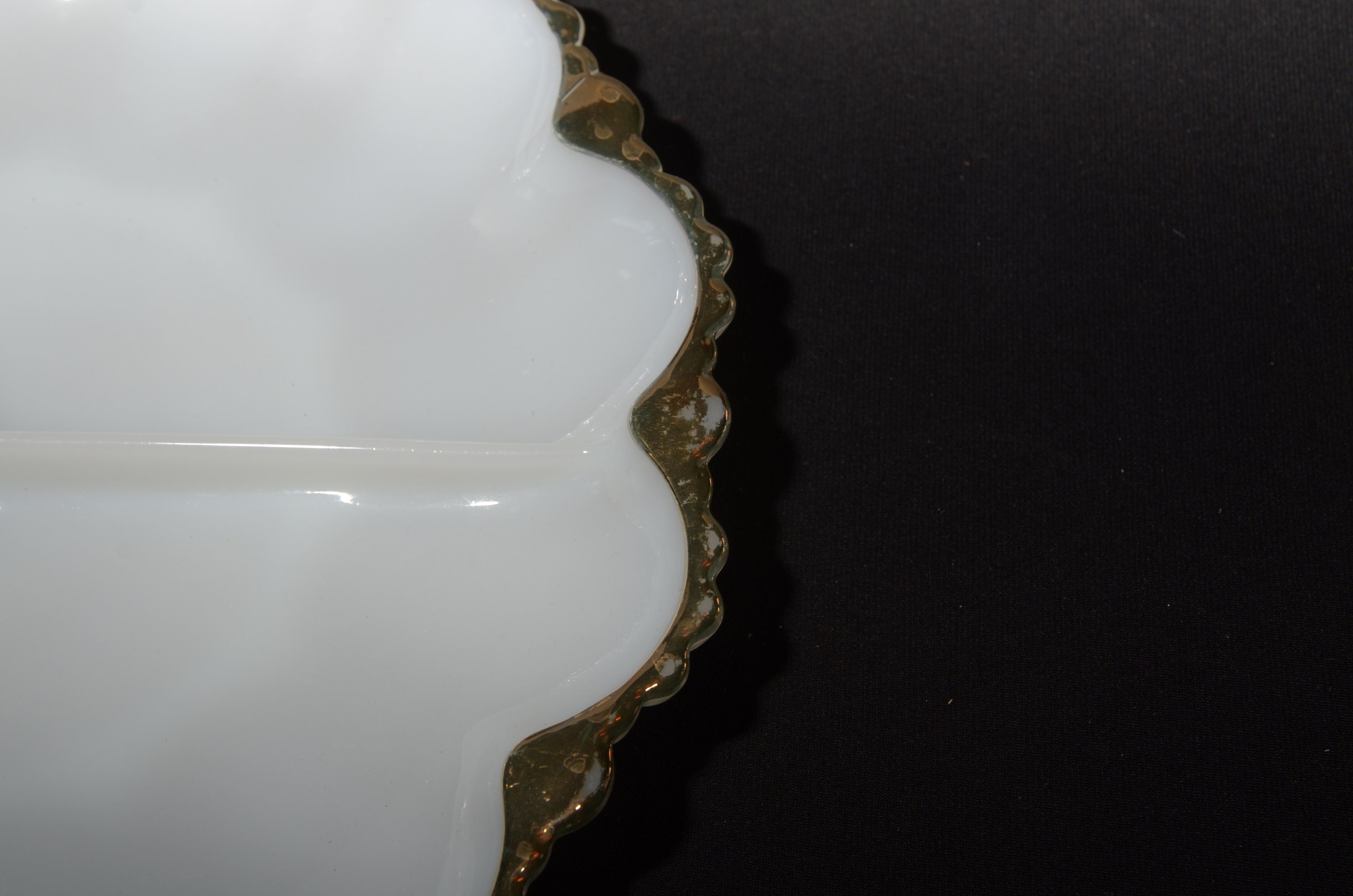 ヴィンテージ ファイヤーキング ホワイト 22K ゴールドトリム アンカー