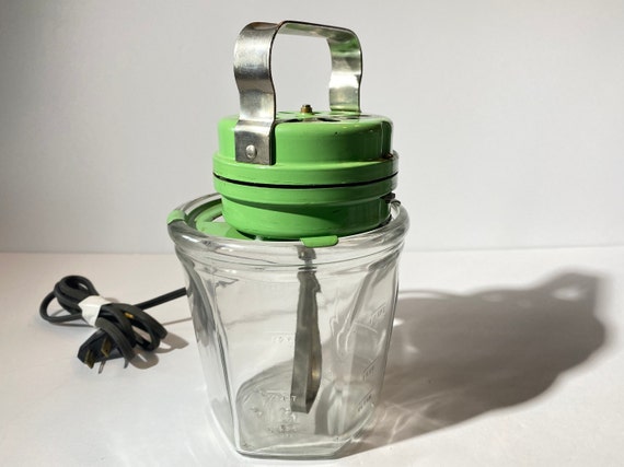 Apple Green Electric Beater Electric Mixer Glass Measuring Cup Jar