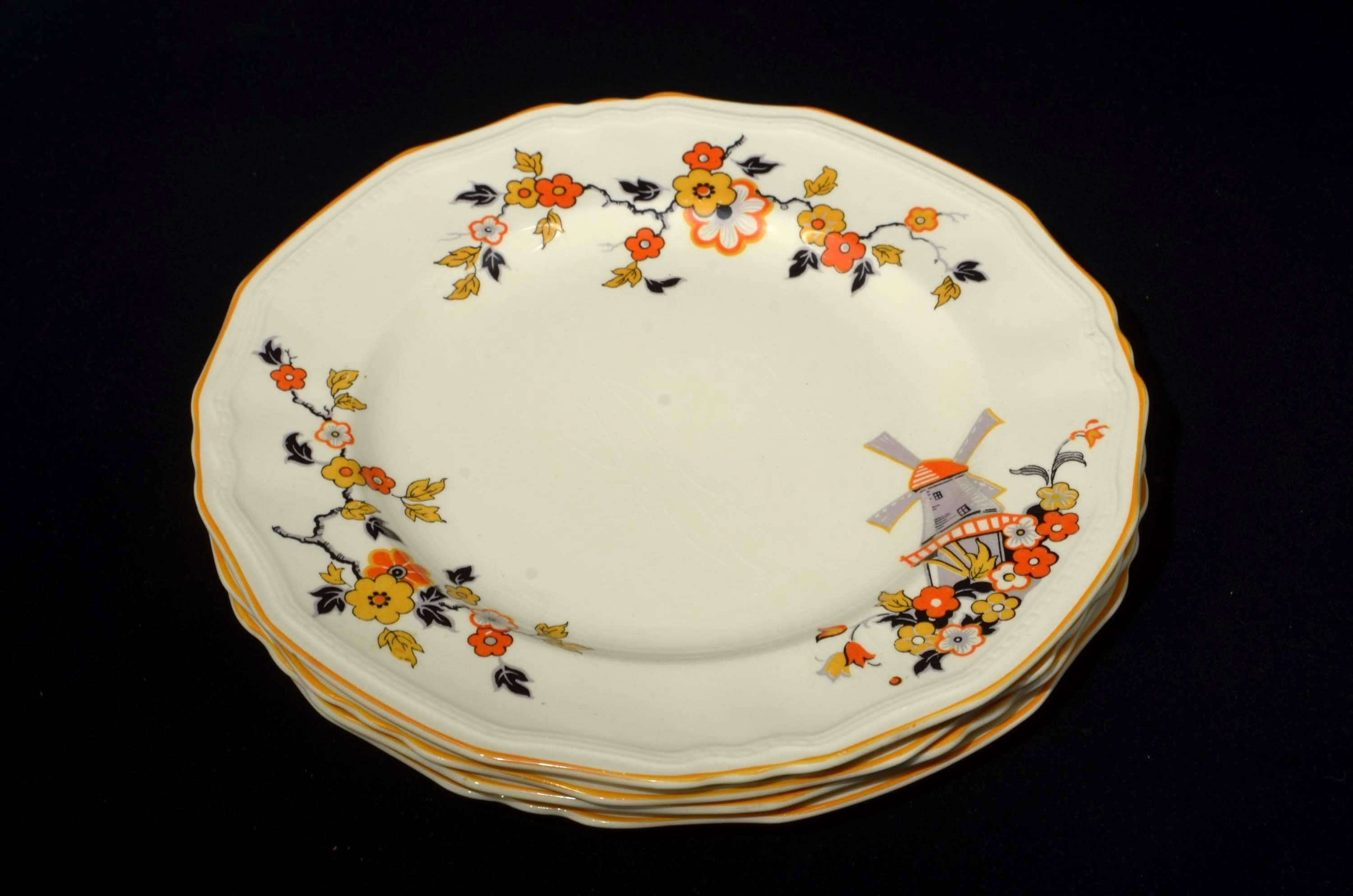 ALFRED MEAKIN Marigold Delicia Windmill Astoria Shape Plate Salad