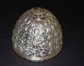 GLOBE Vintage Clear ACORN SHAPE Bubble Glass Lamp Light Fixture Cover Replacement Globe Mid-Century Ceiling Light Shade Porch Light Globe