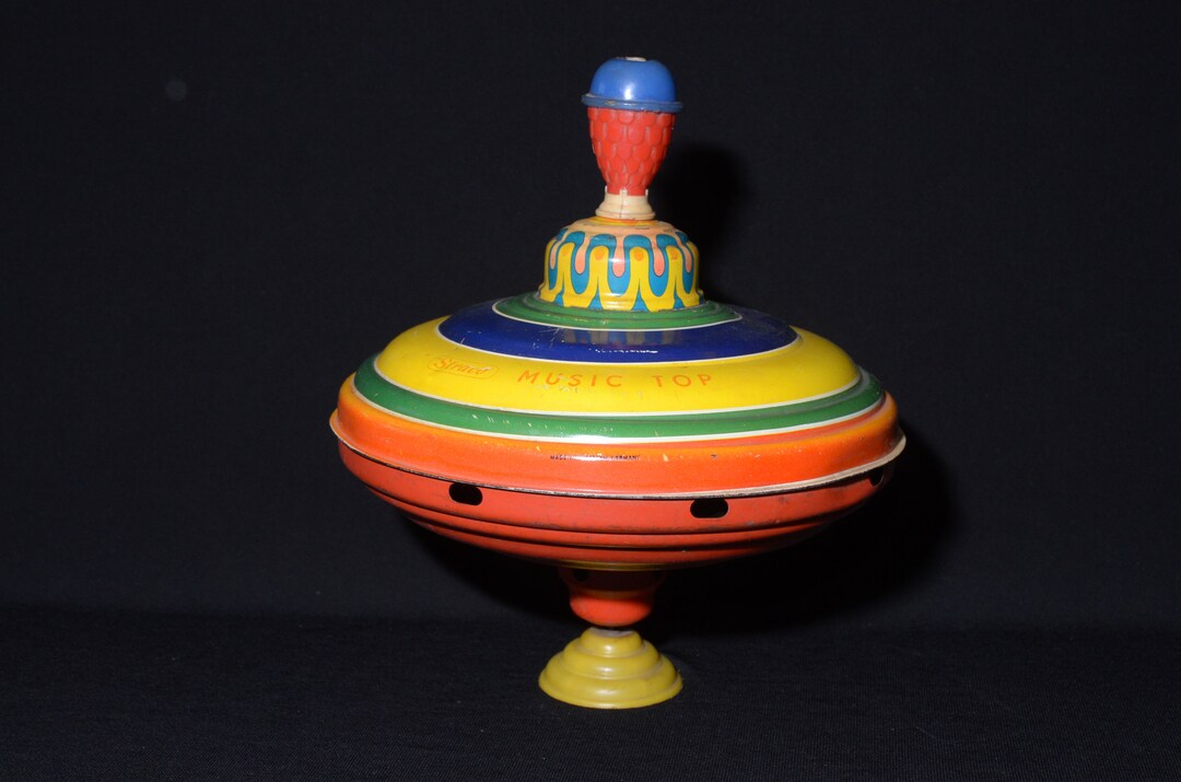 Vintage Straco Musical Spinning Top Made in West Germany STRACO Kid's