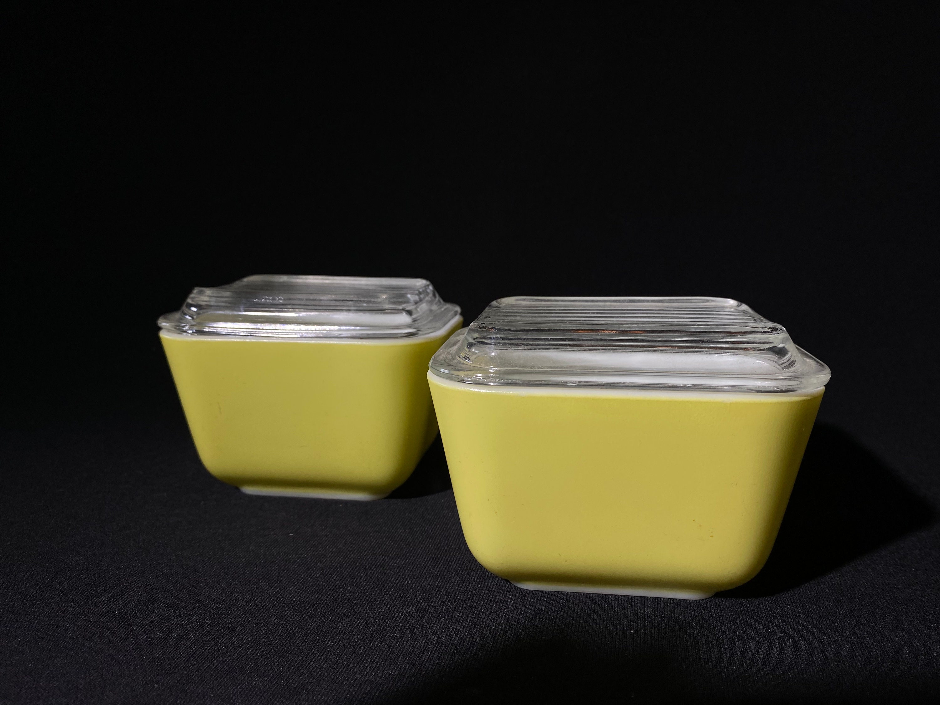 PYREX Verde Full Set Fridgie Lid Fridge Vintage Pyrex Set