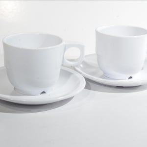12 oz porcelain coffee cup White Essential 12 oz Porcelain Mugs – Euro Ceramica main image 1