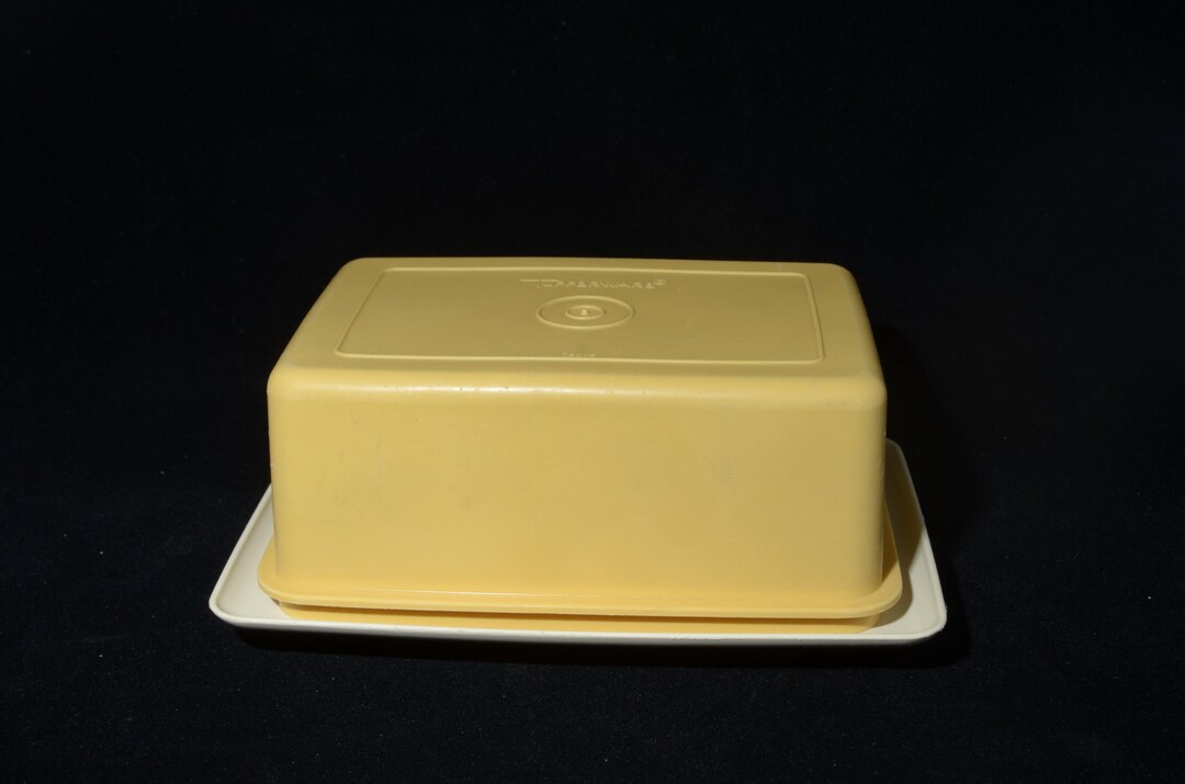 Tupperware Butter Tupperware Butter Dish Cheese Storage Pastel Creamy Beige 780 Harvest ...