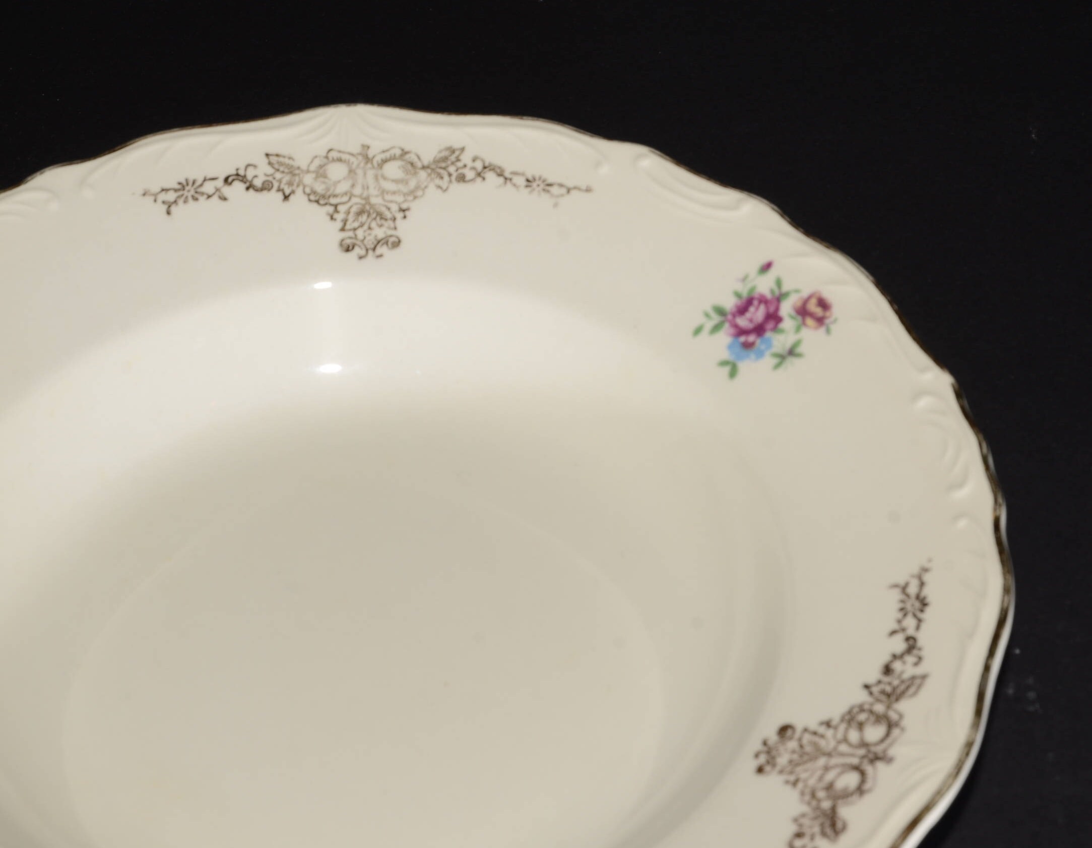 PAGNOSSIN TREVISO Italy Deep Plate Soup Bowl Bone China Made in