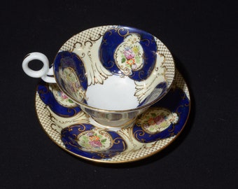 Antique French 'regent' Plates - Boch Freres Kemeris BFK - Set of