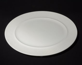 Large serving platter Turkey platter Johnson Brothers Johnson Bros Athena 15 1/4" serving England white rib Ironstone Thanksgiving platter