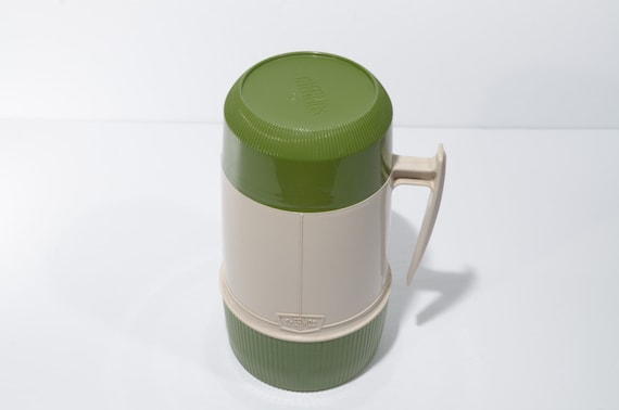 Wide Mouth 1 Liter Insulated Food Jar Plastic Thermos Flask Hot Cold for  sale online