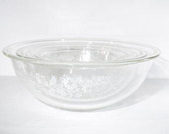 PYREX ダブルタフ グリーン バンドボーダー リム オーバルプレート