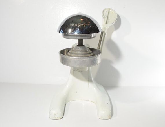 キッチン家電 Juicer King Vintage Juice King Manual Juicer Heavy Duty Metal Heavily