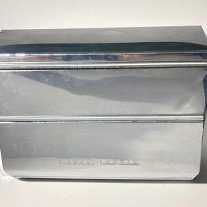 Vintage Sovereign cromado encerado papel Saran Wrap papel toalha letras dispensador suporte de parede organizador de cozinha 3 camadas armazenamento