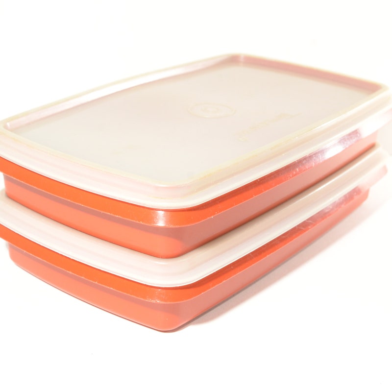Tupperware Orange Color Vintage Tupperware - Etsy