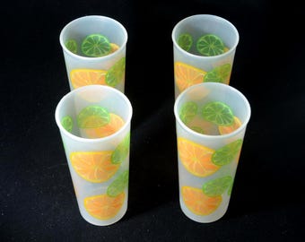 Tupperware Impressions 11 Oz Tumblers W/lids - Etsy