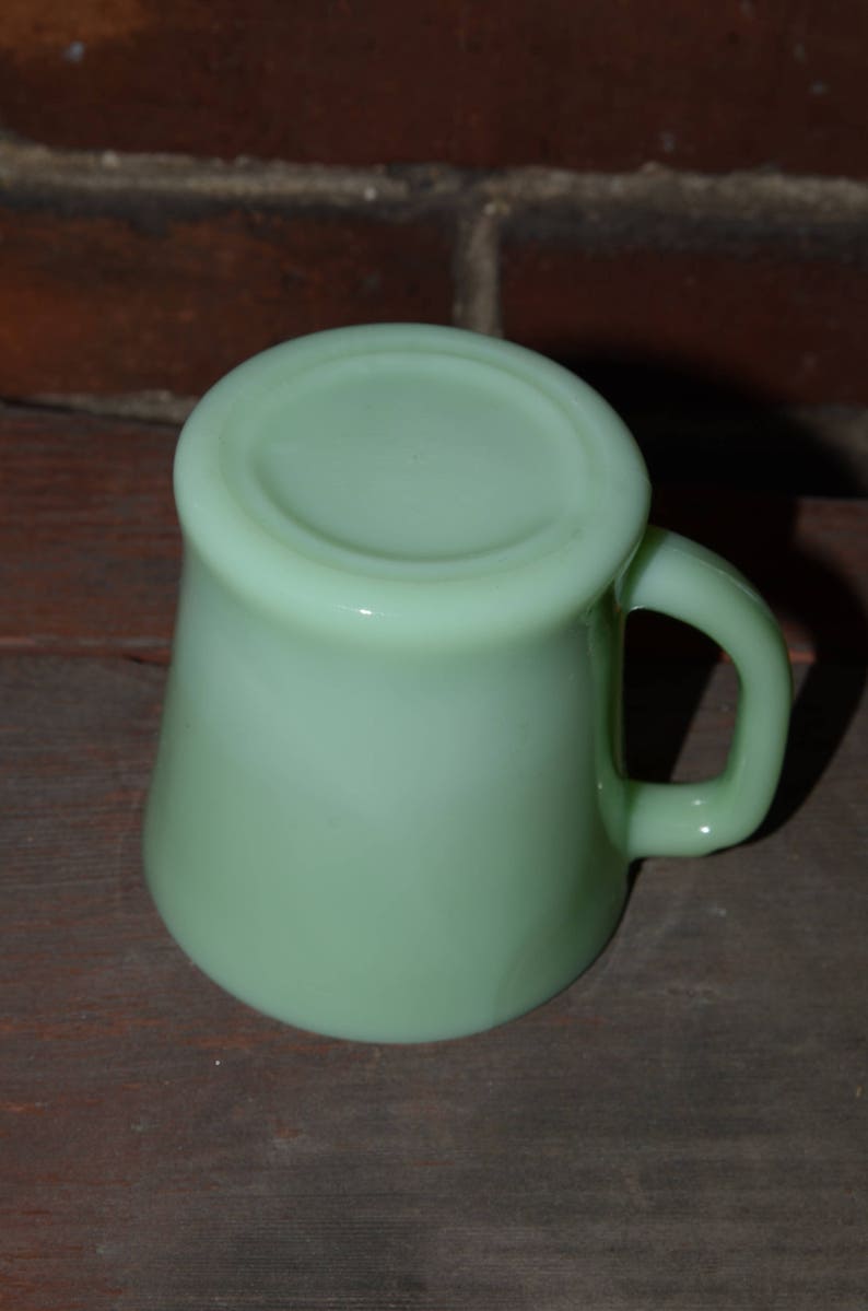 Set of 2 FIRE KING Jadeite Coffee Cups Collectible Fire King Etsy